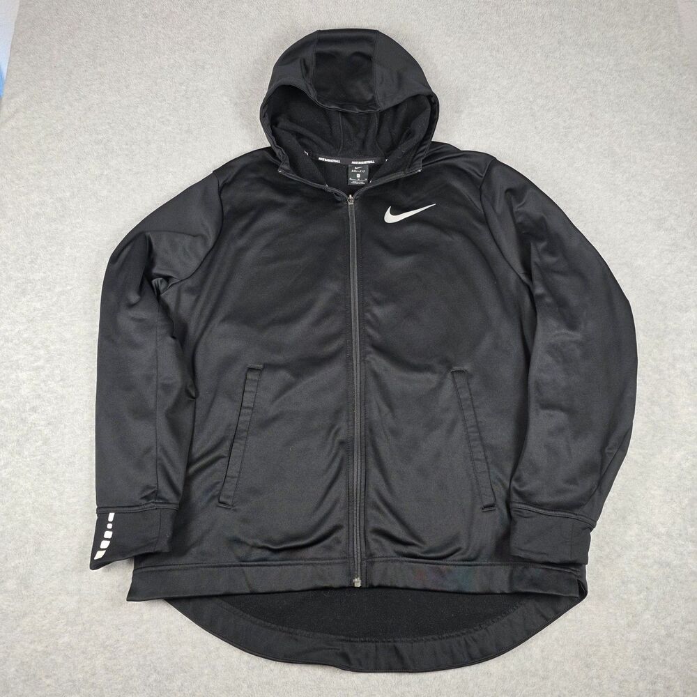 Nike Basketball Men's Dri-Fit Full-Zip Hoodie Jacket XL Black